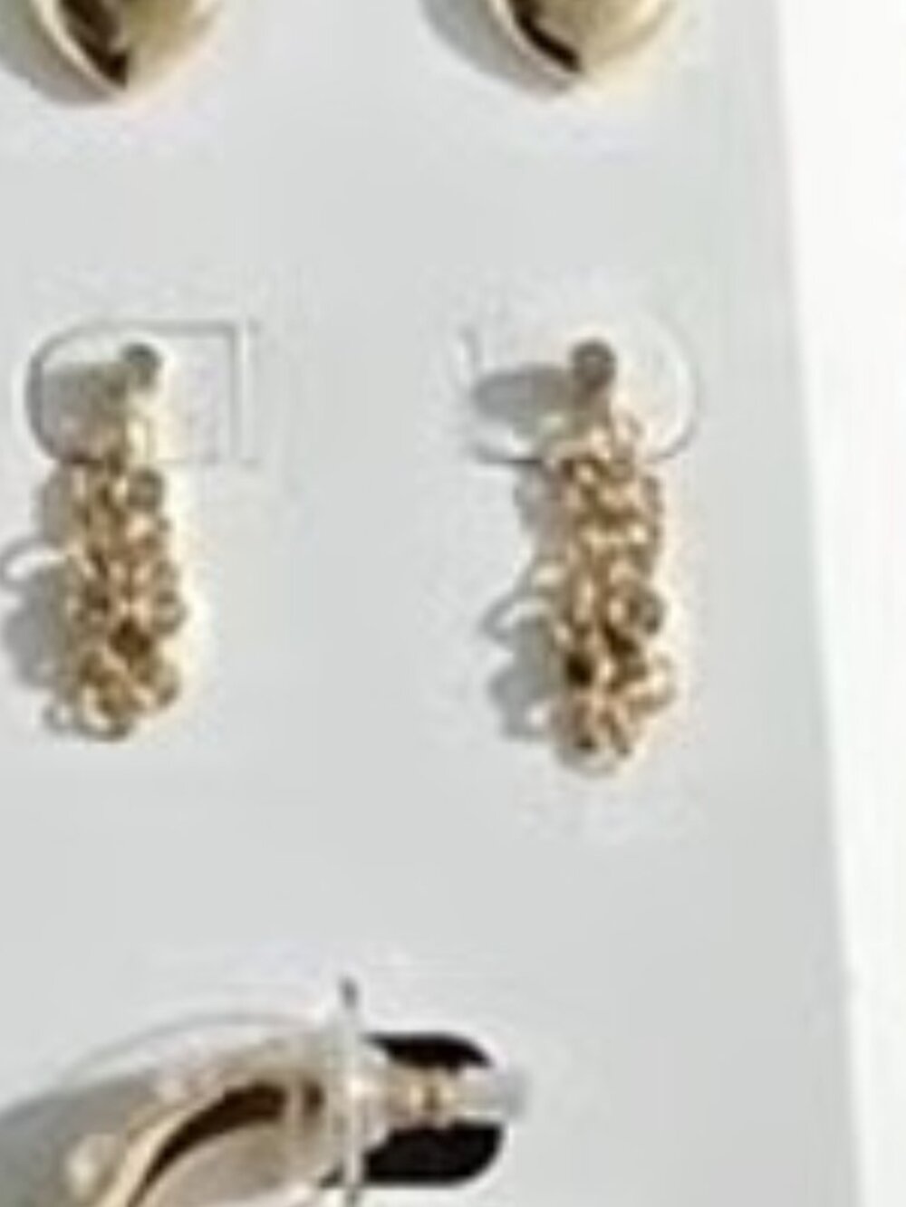 BaubleBar Gold Earrings Set new - Picture 5 of 6